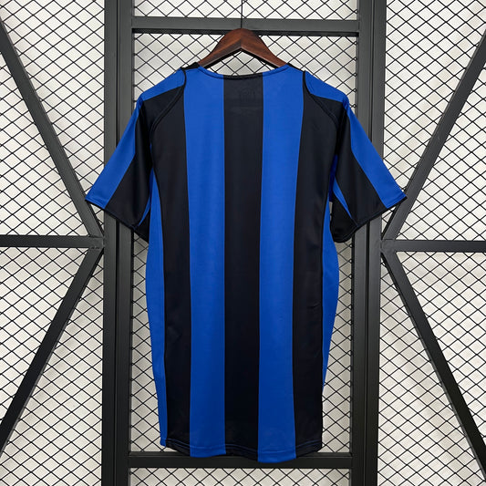 Camisa da Inter de Milão l 2004/05 Masculina Torcedor