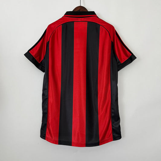 Camisa do Milan l 1998/99 Masculina Torcedor