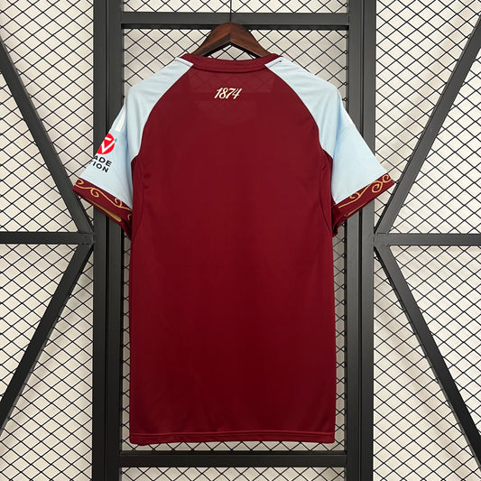 Camisa do Aston Villa l 2025/26 Masculina Torcedor