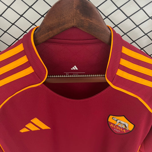 Camisa da Roma l 2025/26 Masculina Torcedor