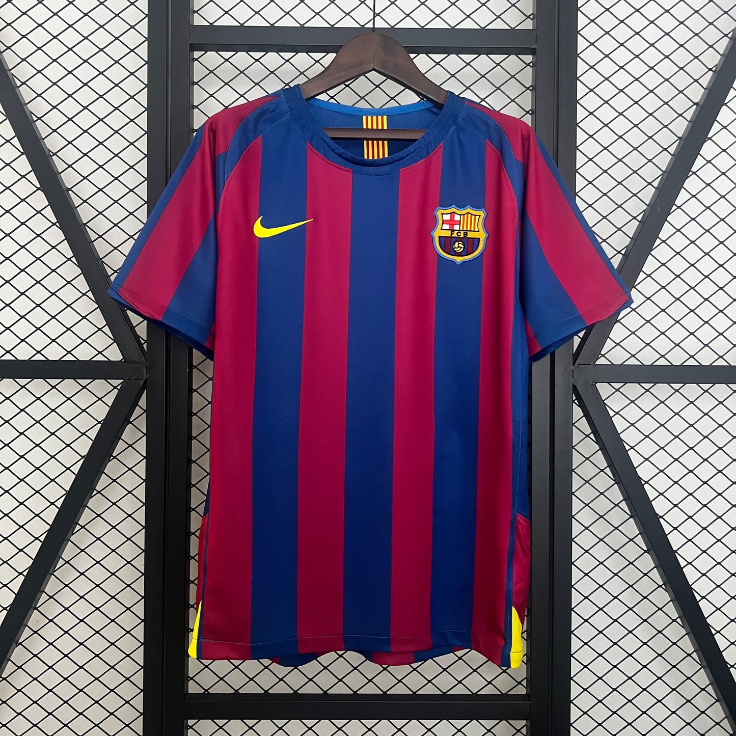 Camisa do Barcelona l 2005/06 Masculina Torcedor