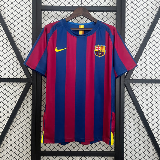 Camisa do Barcelona l 2005/06 Masculina Torcedor
