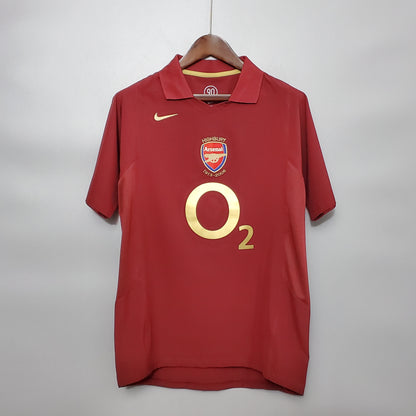 Camisa do Arsenal l 2005/06 Masculina Torcedor