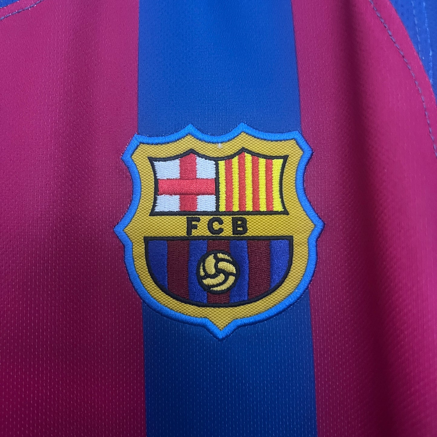 Camisa do Barcelona l 2005/06 Masculina Torcedor