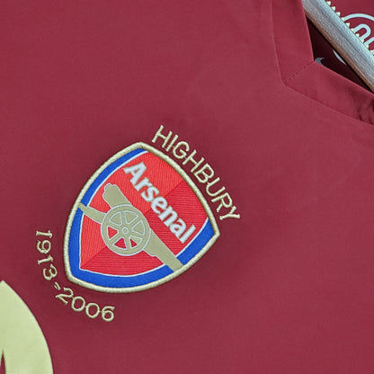 Camisa do Arsenal l 2005/06 Masculina Torcedor