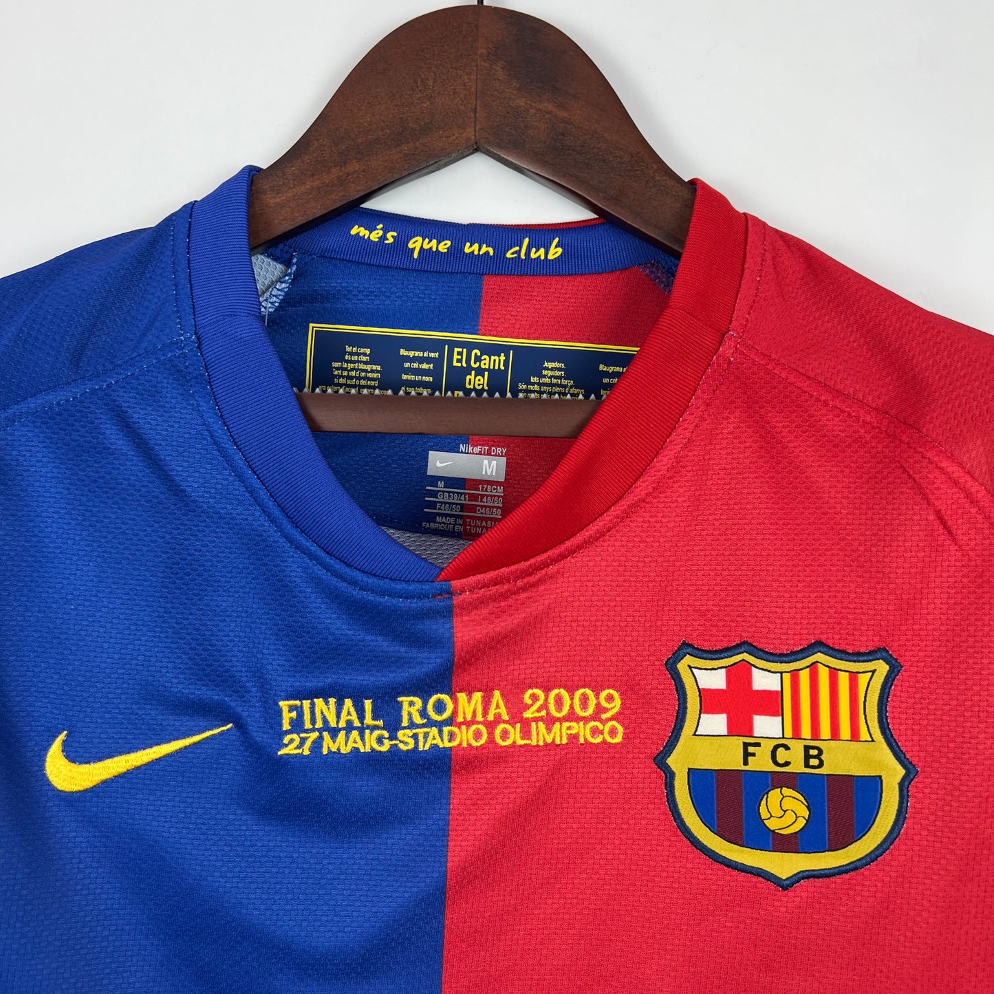 Camisa do Barcelona l 2008/09 Masculina Torcedor