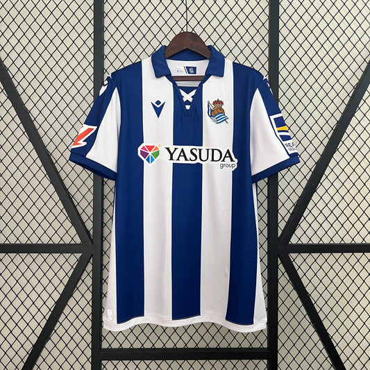 Camisa do Real Sociedad l 2024/25 Masculina Torcedor