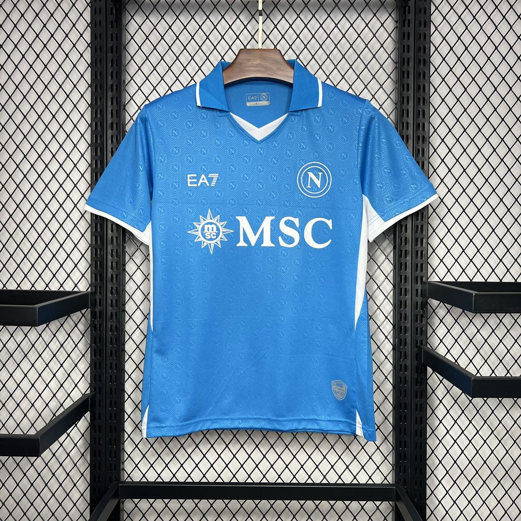 Camisa da Napoli l 2024/25 Masculina Torcedor