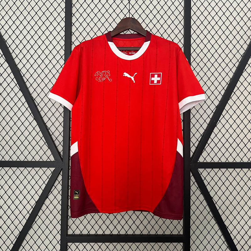 Camisa da Suíça l 2024/25 Masculina Torcedor