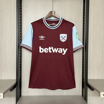 Camisa do West Ham l 2024/25 Masculina Torcedor