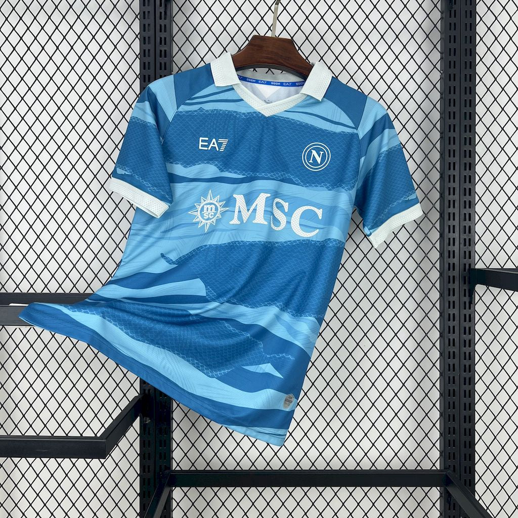 Camisa da Napoli lll 2025/26 Masculina Torcedor