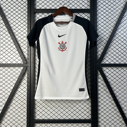 Camisa do Corinthians l 2025/26 Feminina Torcedora