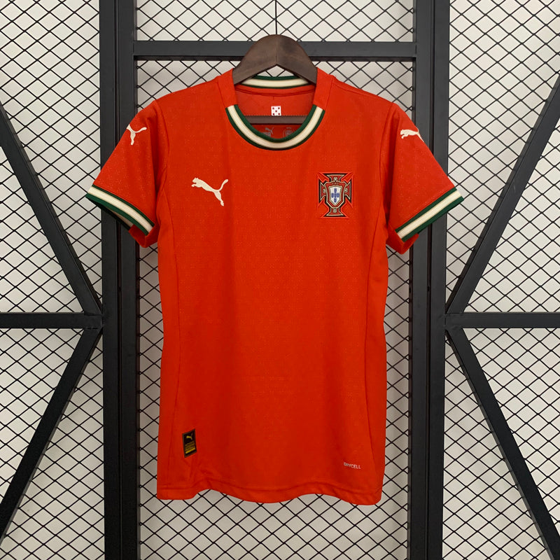 Camisa do Portugal l 2025/26 Feminina Torcedora