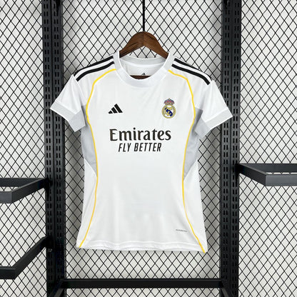 Camisa do Real Madrid l 2025/26 Feminina Torcedora