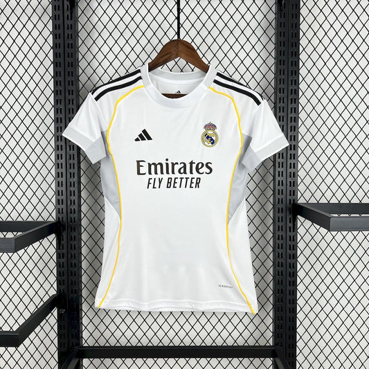 Camisa do Real Madrid l 2025/26 Feminina Torcedora