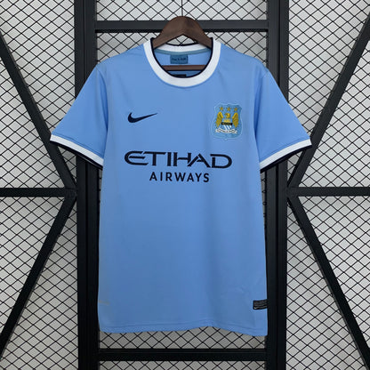 Camisa do Manchester City l 2013/14 Masculina Torcedor