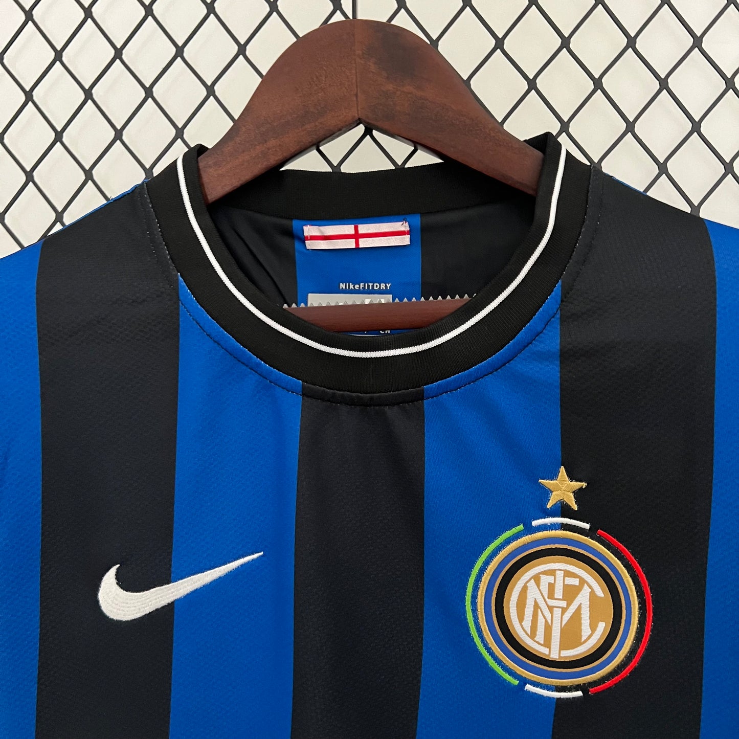 Camisa da Inter de Milão l 2009/10 Masculina Torcedor