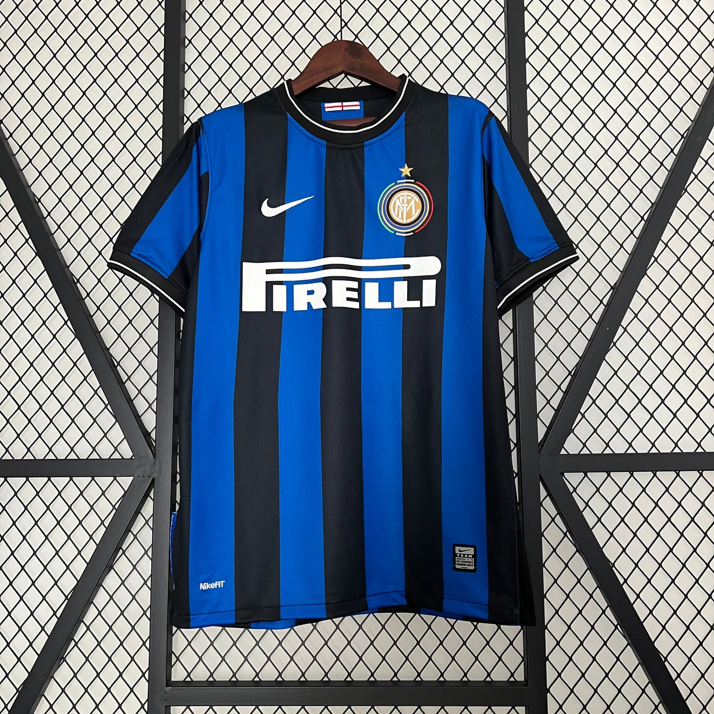 Camisa da Inter de Milão l 2009/10 Masculina Torcedor