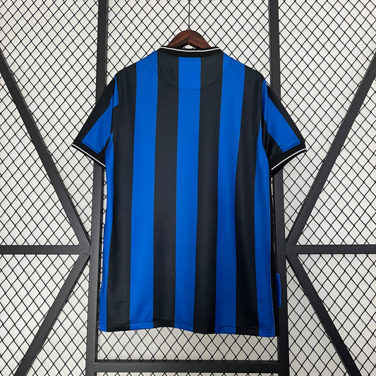 Camisa da Inter de Milão l 2009/10 Masculina Torcedor