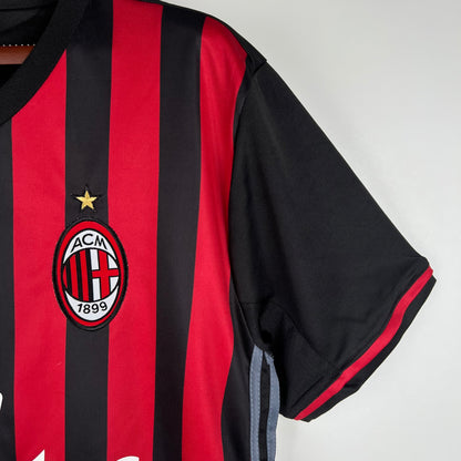 Camisa do Milan l 2016/17 Masculina Torcedor