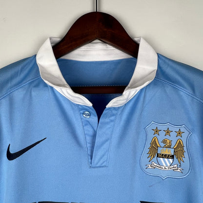 Camisa do Manchester City l 2015/16 Masculina Torcedor