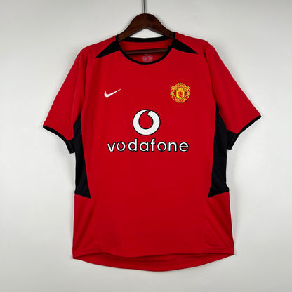 Camisa do Manchester United l 2002/03 Masculino Torcedor