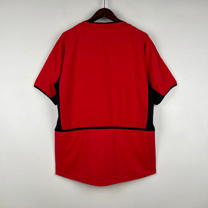 Camisa do Manchester United l 2002/03 Masculino Torcedor