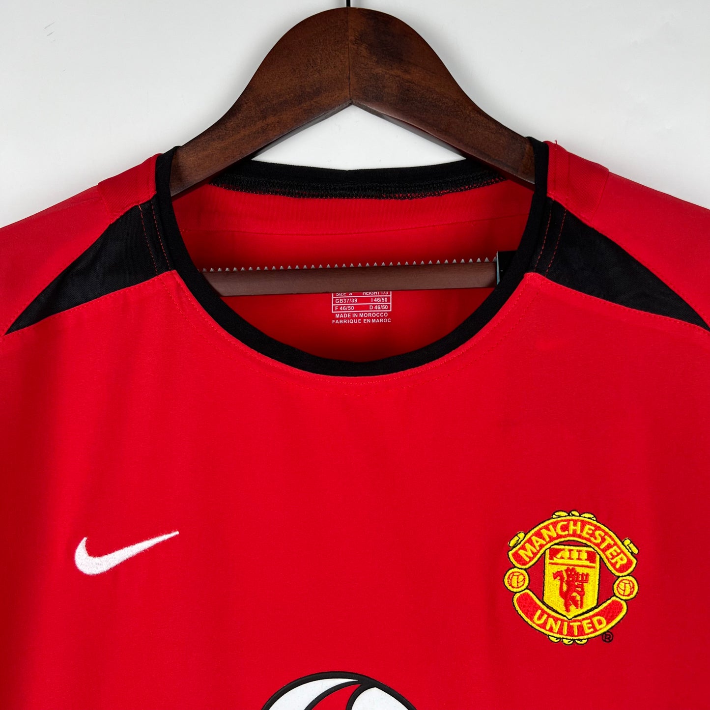 Camisa do Manchester United l 2002/03 Masculino Torcedor