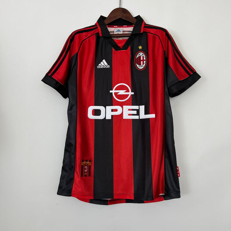 Camisa do Milan l 1998/99 Masculina Torcedor