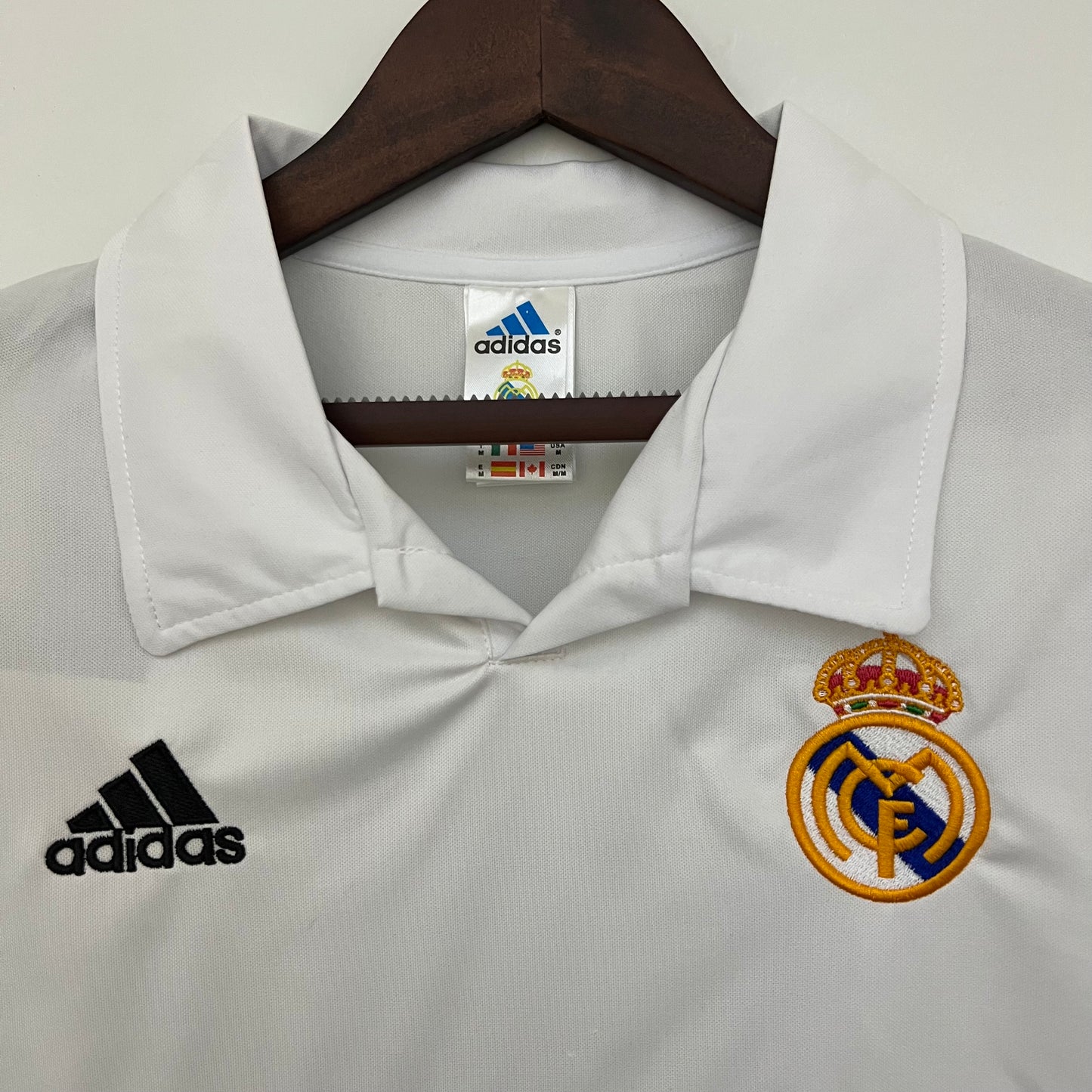 Camisa do Real Madrid l 2002/03 Masculina Torcedor