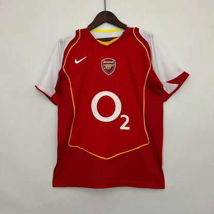 Camisa do Arsenal l 2004/05 Masculina Torcedor
