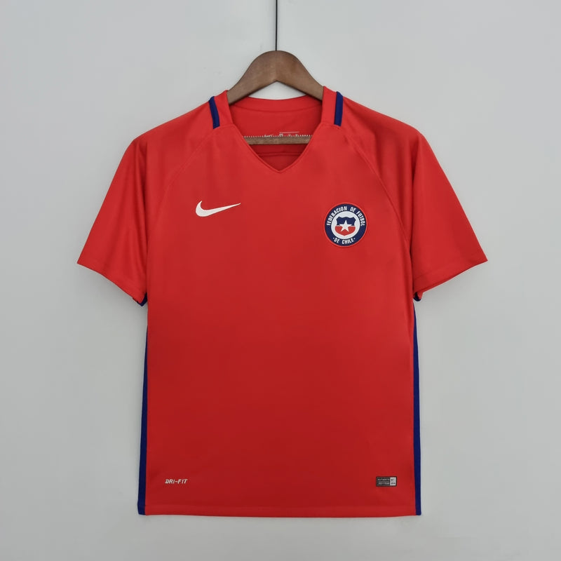 Camisa do Chile l 2016/17 Masculina Torcedor