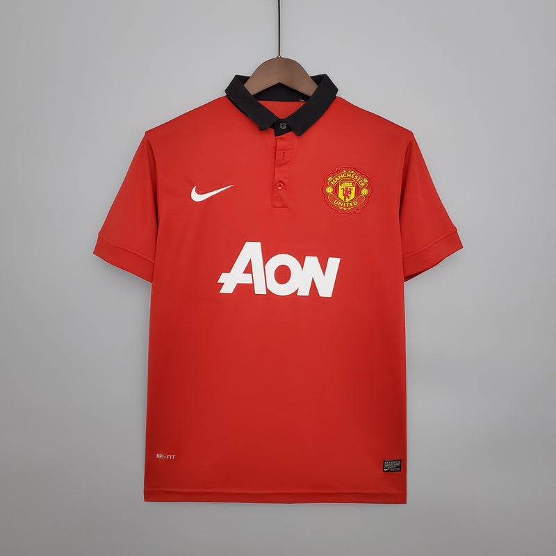 Camisa do Manchester United l 2013/14 Masculina Torcedor