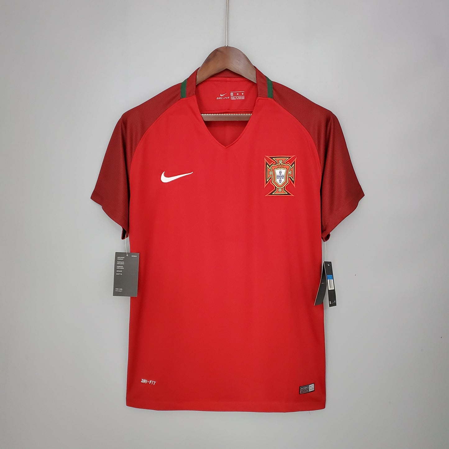 Camisa do Portugal l 2016 Masculina Torcedor
