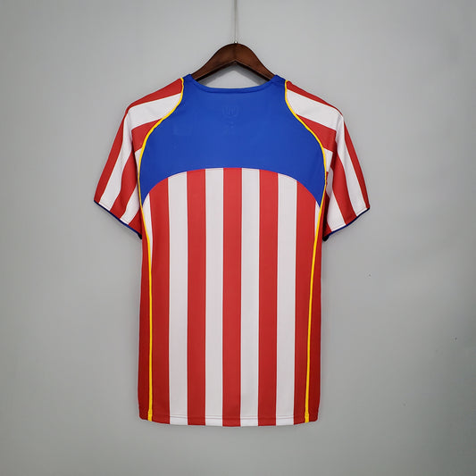 Camisa do Atlético de Madrid l 2004/05 Masculina Torcedor