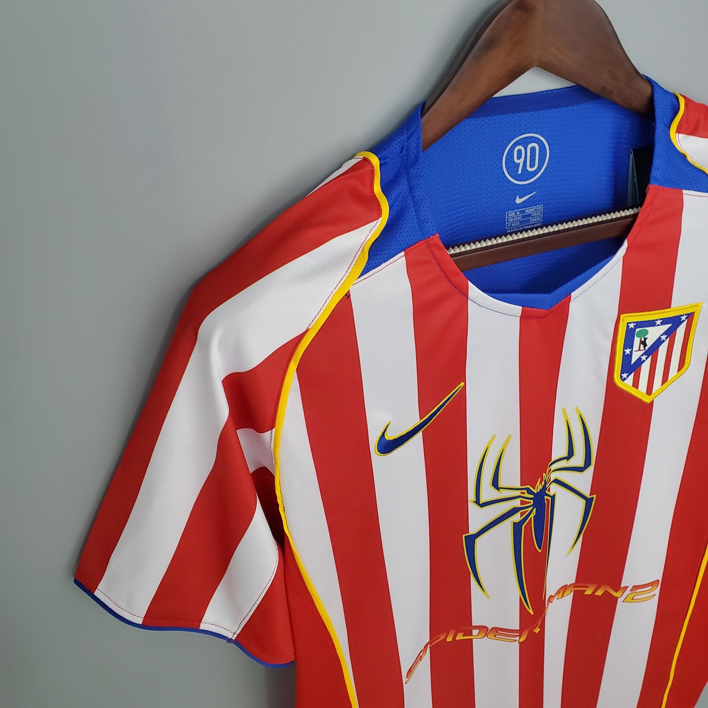 Camisa do Atlético de Madrid l 2004/05 Masculina Torcedor