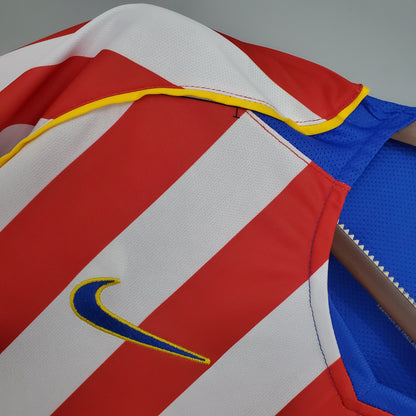 Camisa do Atlético de Madrid l 2004/05 Masculina Torcedor