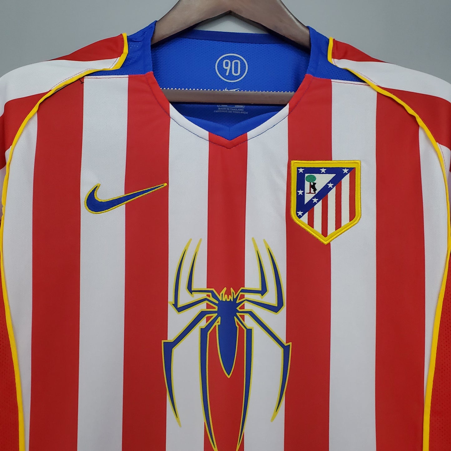 Camisa do Atlético de Madrid l 2004/05 Masculina Torcedor