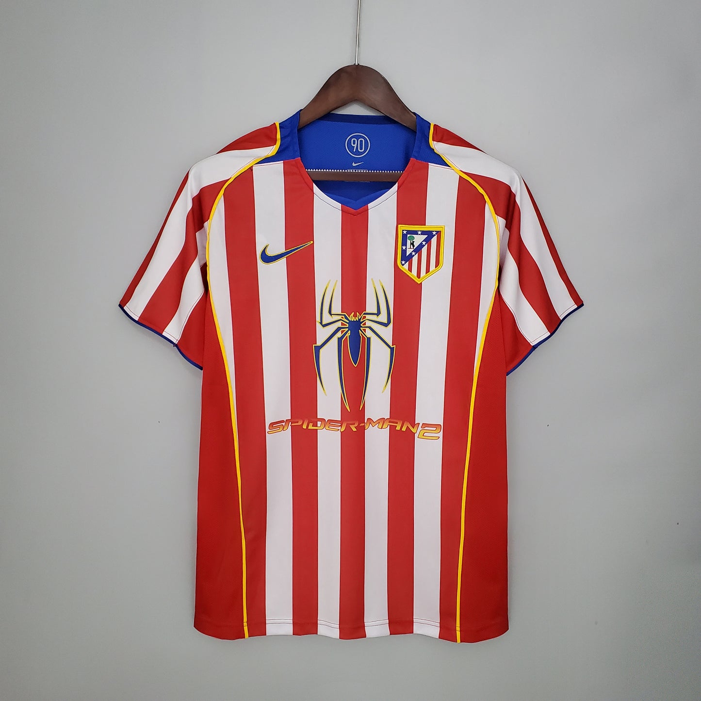 Camisa do Atlético de Madrid l 2004/05 Masculina Torcedor