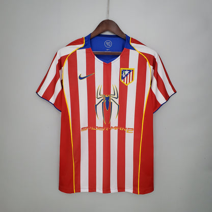Camisa do Atlético de Madrid l 2004/05 Masculina Torcedor