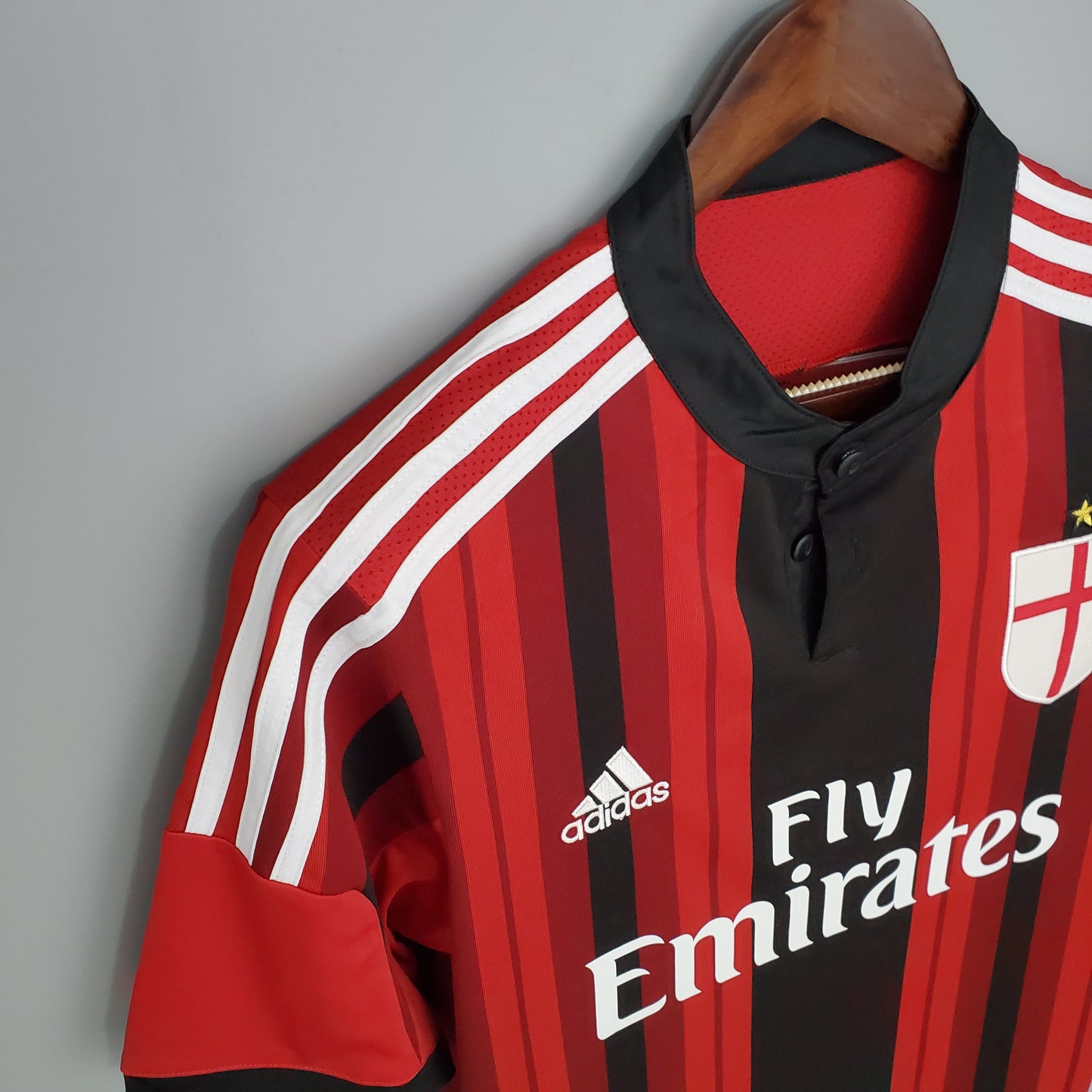 Camisa do Milan l 2014/15 Masculina Torcedor