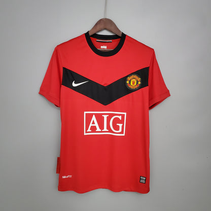 Camisa do Manchester United l 2009/10 Masculina Torcedor