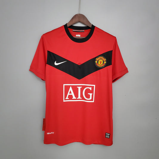 Camisa do Manchester United l 2009/10 Masculina Torcedor