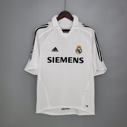 Camisa do Real Madrid l 2005/06 Masculina Torcedor