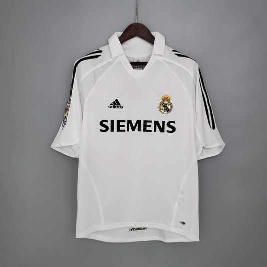 Camisa do Real Madrid l 2005/06 Masculina Torcedor