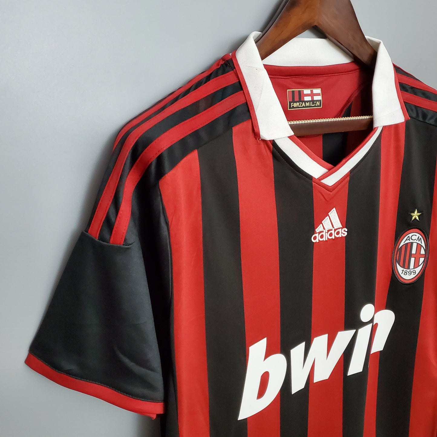 Camisa do Milan l 2009/10 Masculina Torcedor
