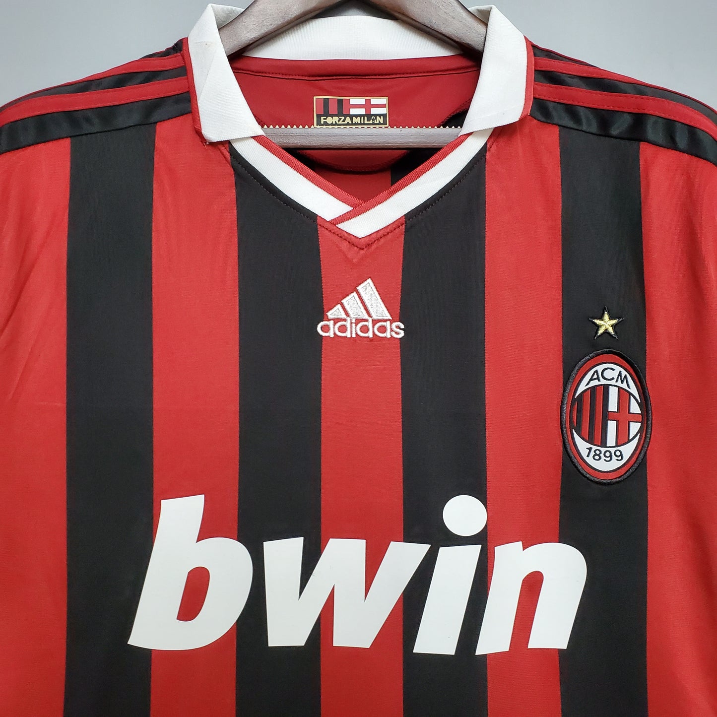 Camisa do Milan l 2009/10 Masculina Torcedor