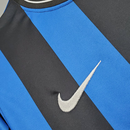 Camisa da Inter de Milão l 2009/10 Masculina Torcedor