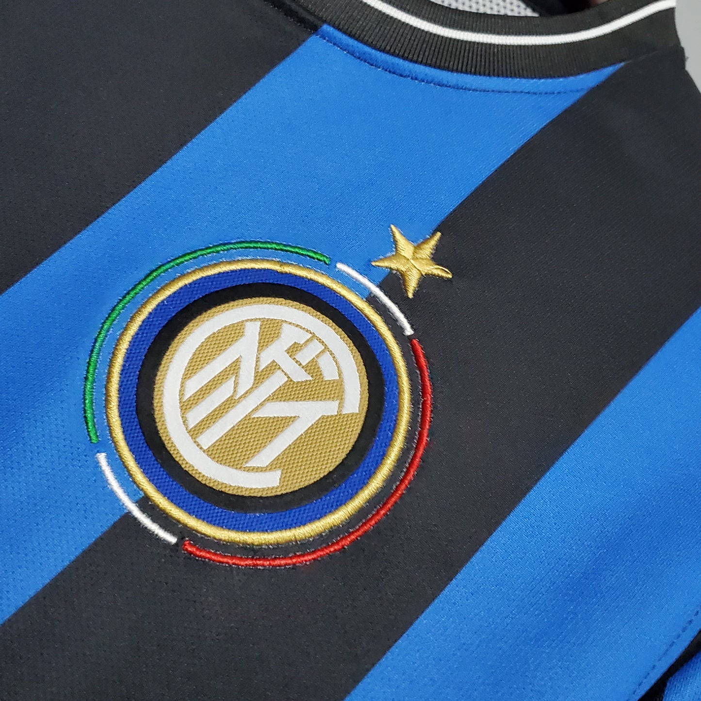 Camisa da Inter de Milão l 2009/10 Masculina Torcedor
