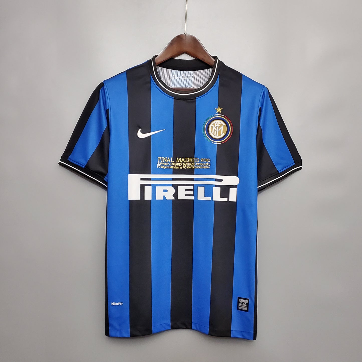 Camisa da Inter de Milão l 2009/10 Masculina Torcedor